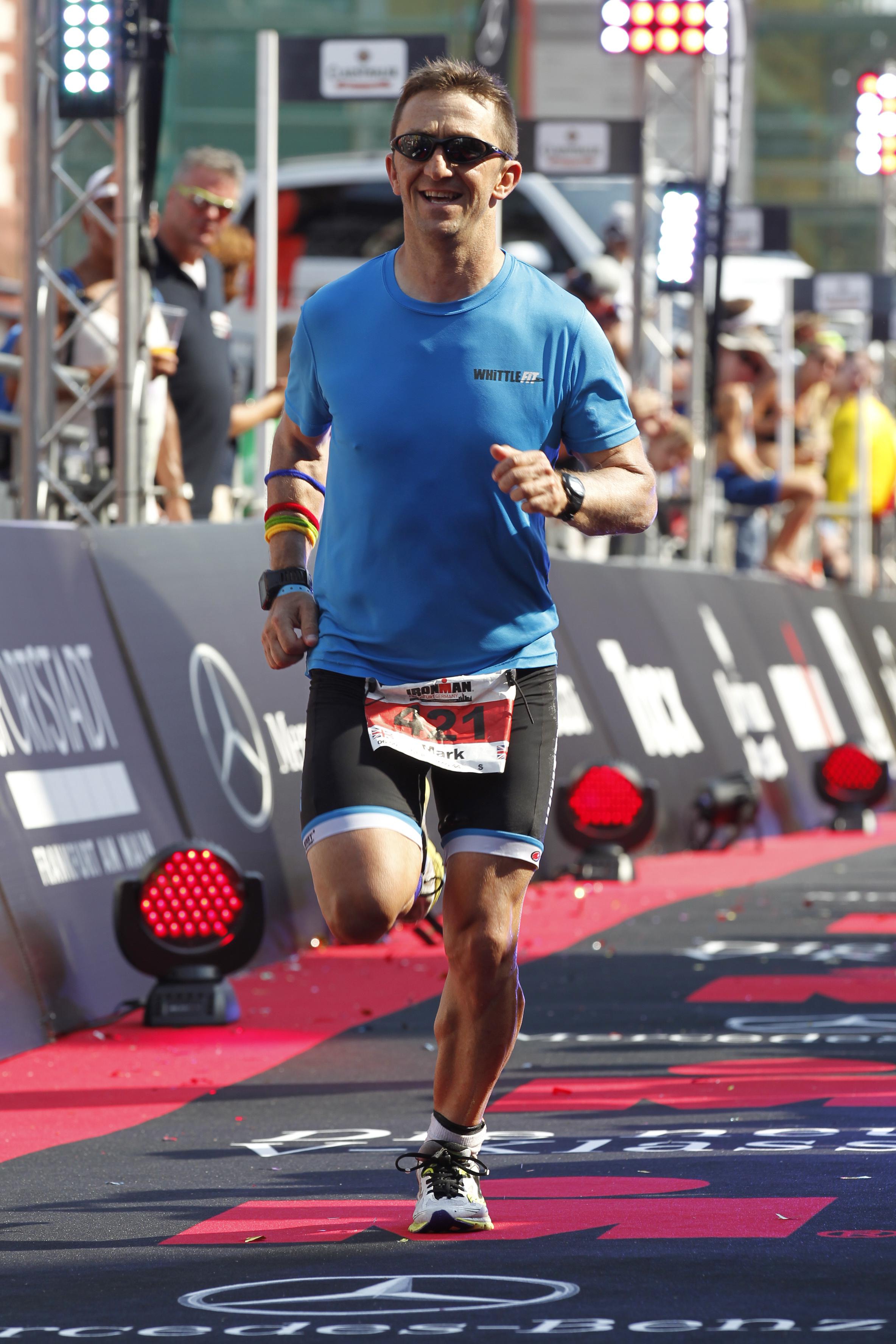 Ironman Frankfurt finish chute