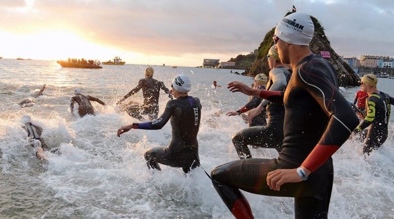 170724 IRONMAN Wales swim start