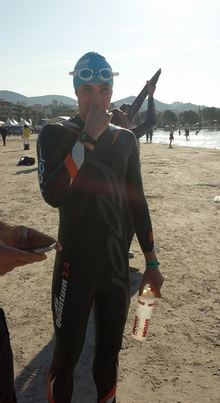 Ironman Mallorca 70.3 swim start
